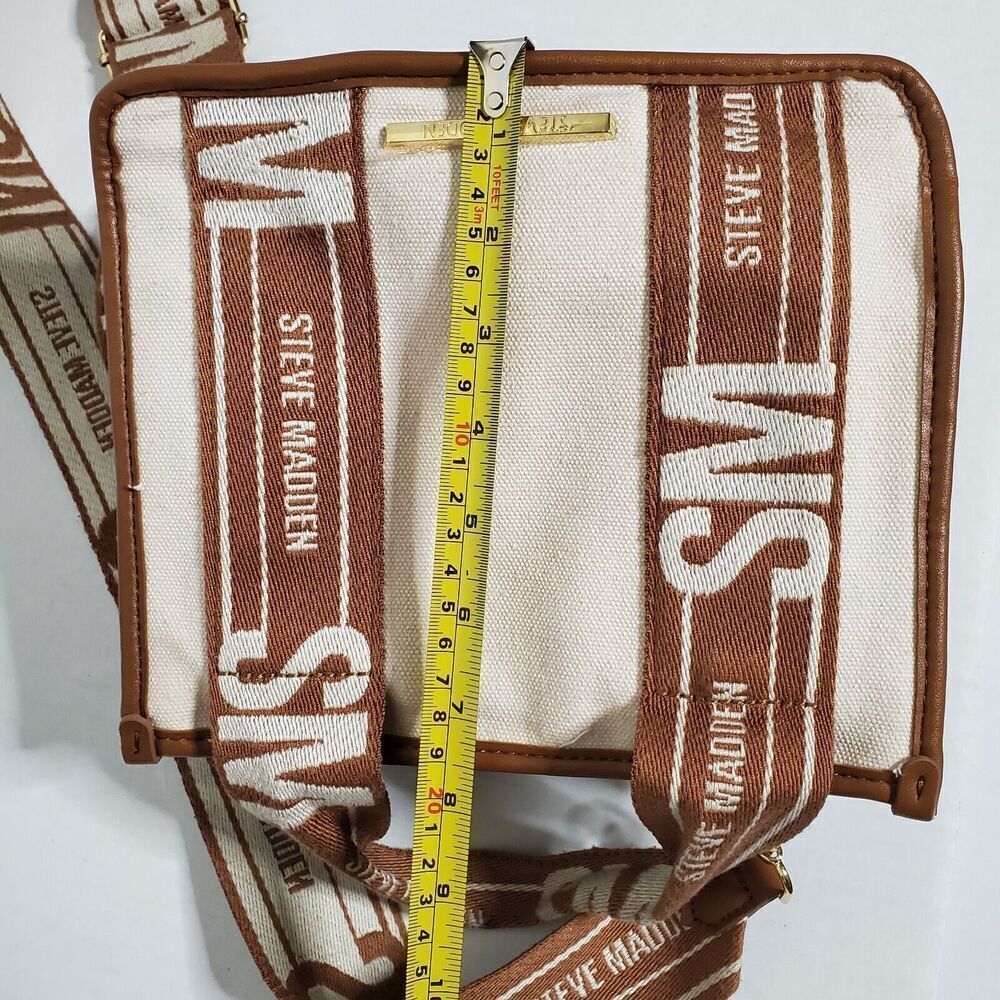 Steve Madden Tiktok Satchel Bwebber Creme Brown Bag Tiktok Viral Purse - Picture 15 of 16